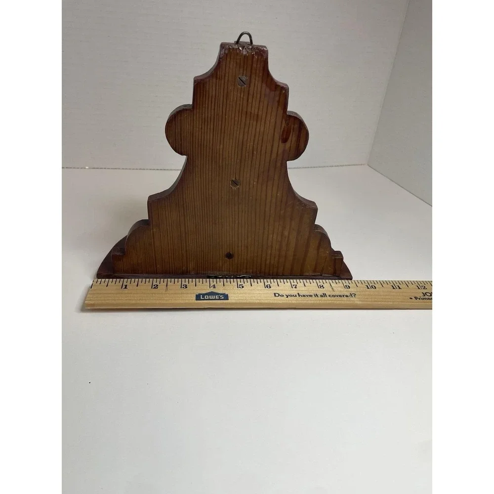 Wall Gallery Shelf Scalloped Stained Photo Shelf Decor Display 9.5 X 8.5